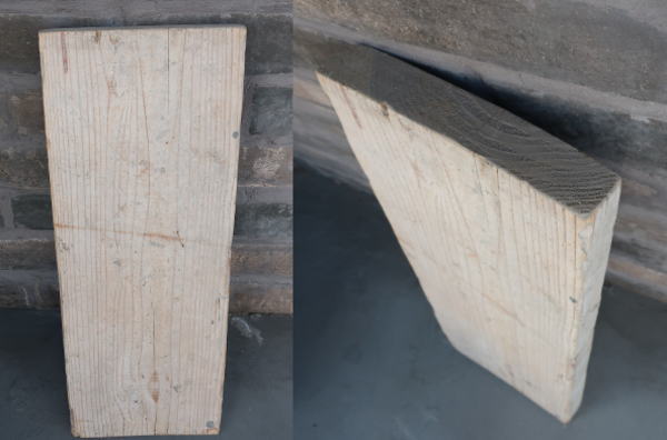 小ぶりで使いやすい足場古材の木材