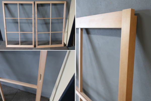 DIYで使いたい木製格子窓の販売