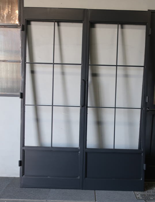 アウトレットアイアン観音ドアブラック106 マテリオドロッグリ