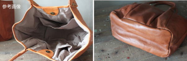 本革のパッチワークデザイントートバック