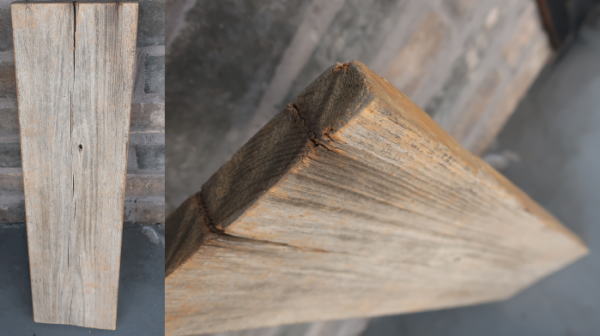 シルバーカラーで落ち着いた印象の古材(Bタイプ)