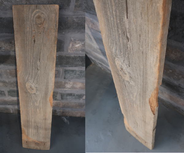 ブロックやアイアン脚と合わせたい棚板用古材