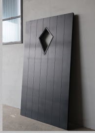 木製ドア ブラック