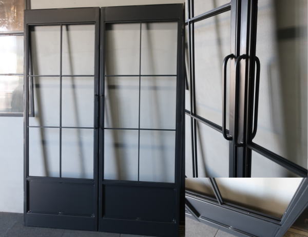 店舗や住宅の入口に映える重厚感あるアイアン観音ドア