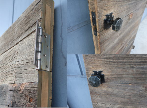 ヴィンテージ木製ドアの質感,リノベーション向け建具