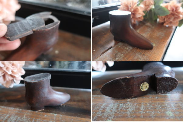 落ち着いた色合いが◎な小さな木くつ